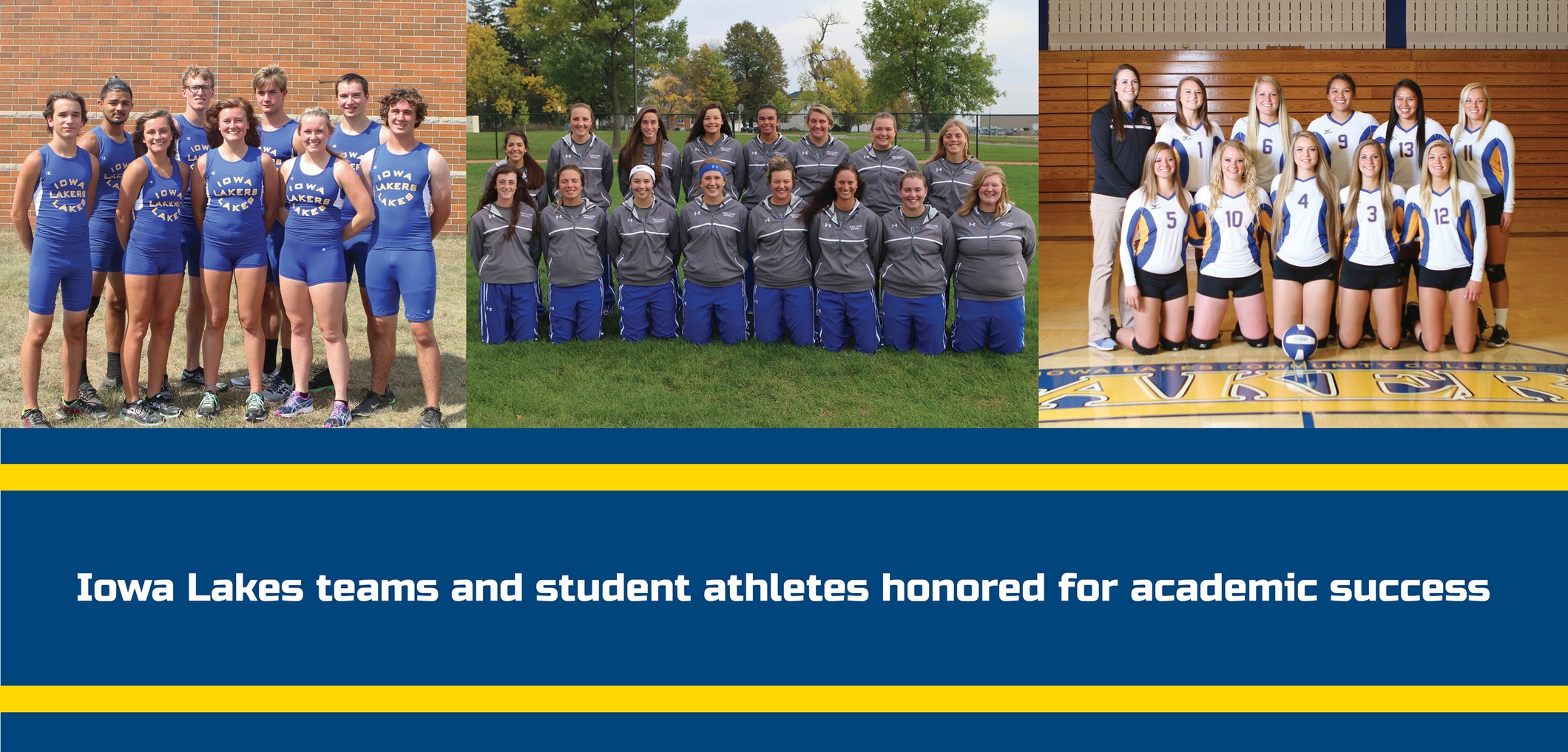 Iowa Lakes teams and student athletes honored for academic success