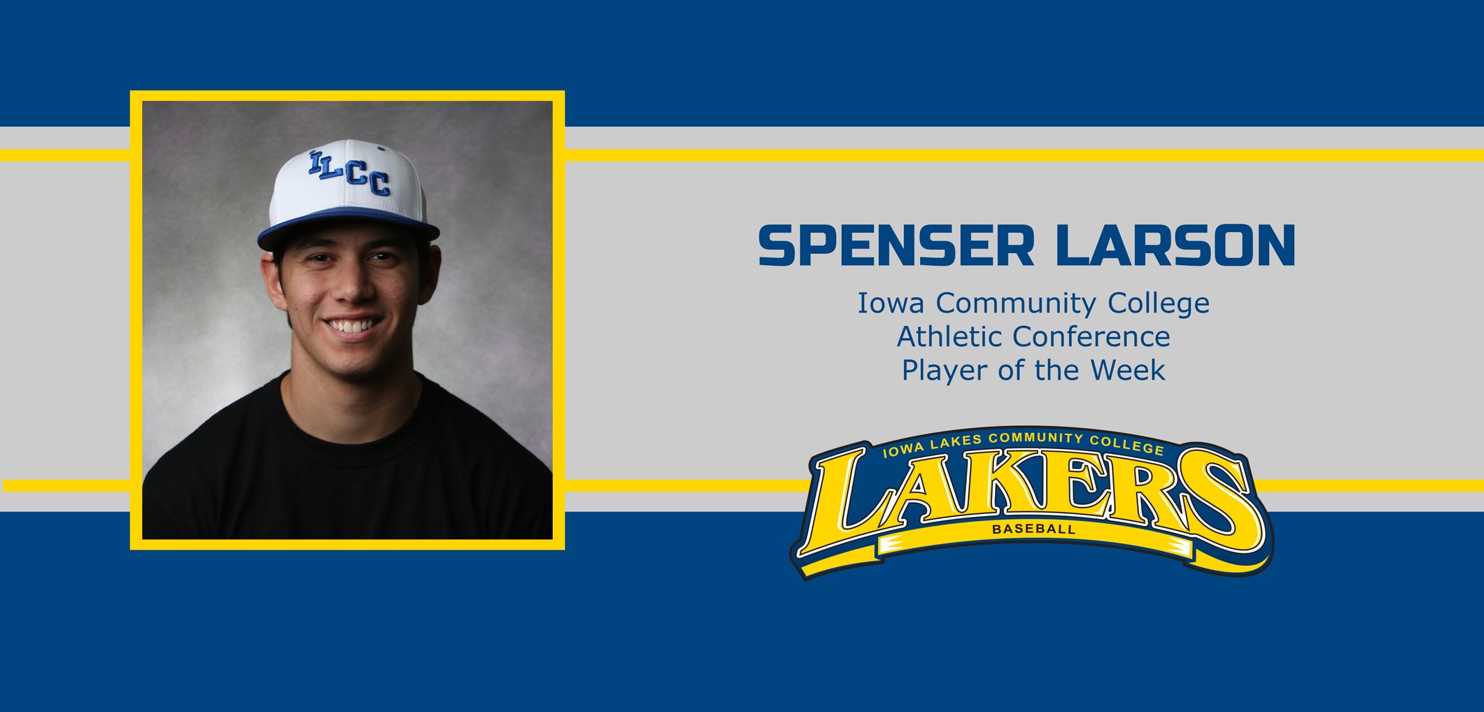 Spenser Larson named ICCAC Player of the Week