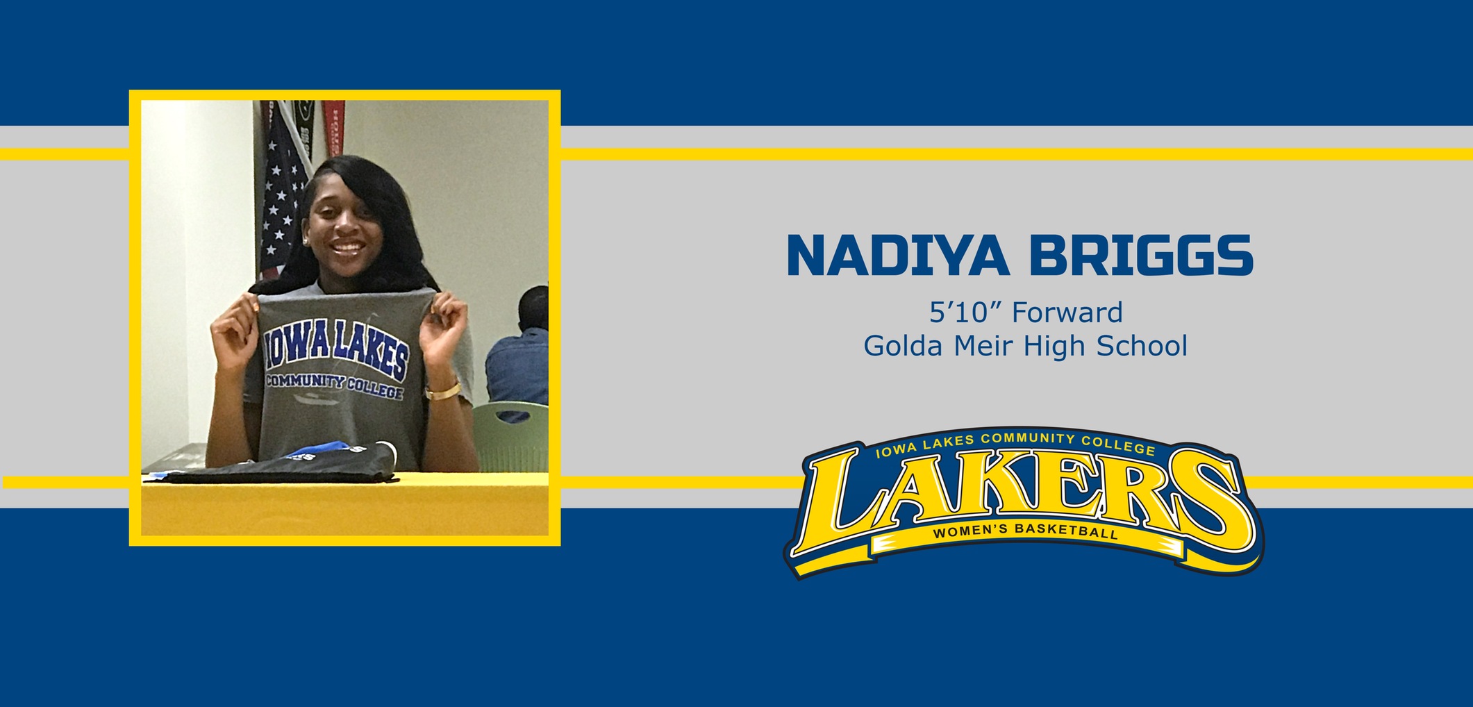 Laker Women's Basketball signs Nadiya Briggs