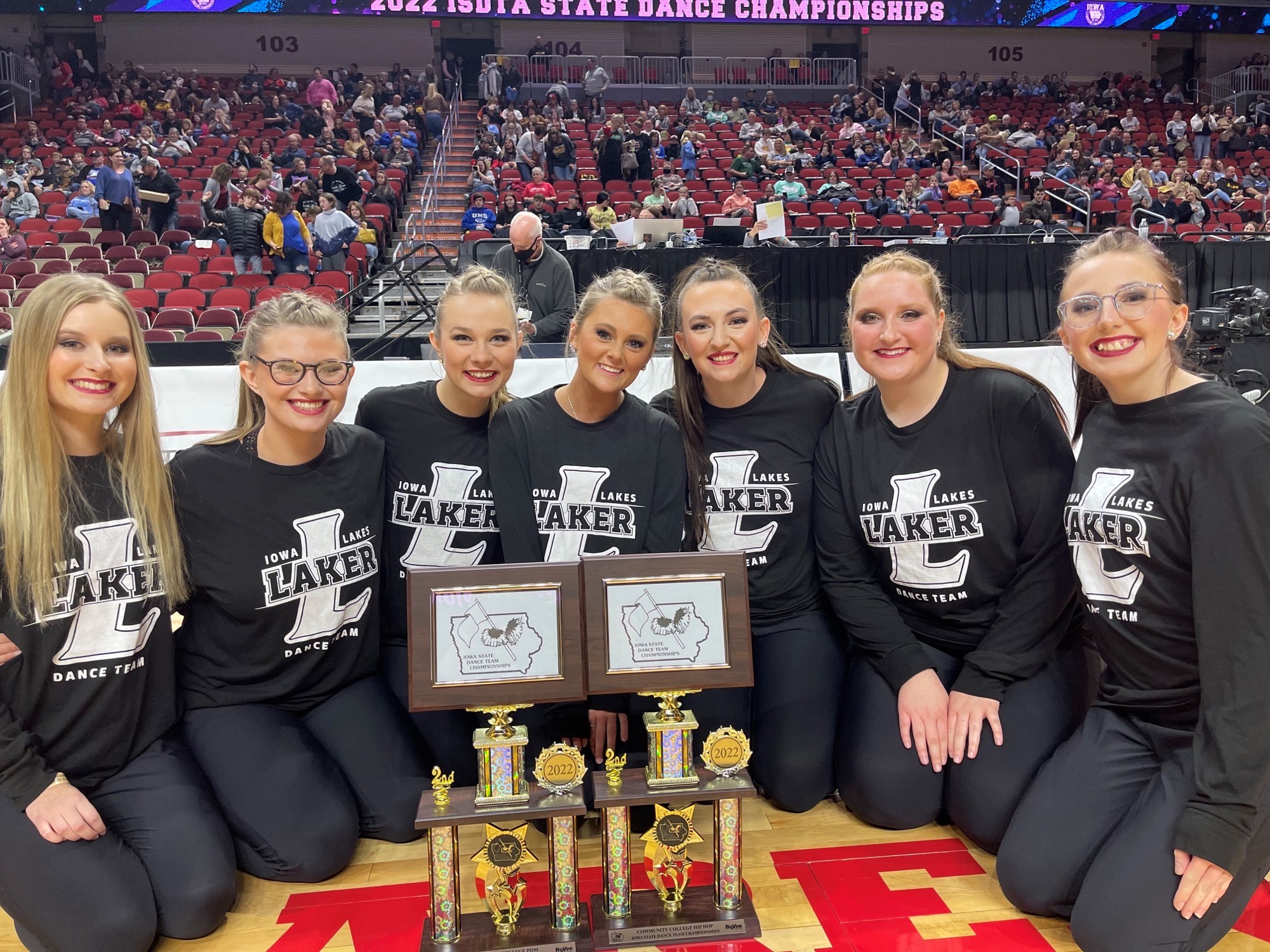Iowa Lakes Dance Team Finishes 2nd at State Dance Competition