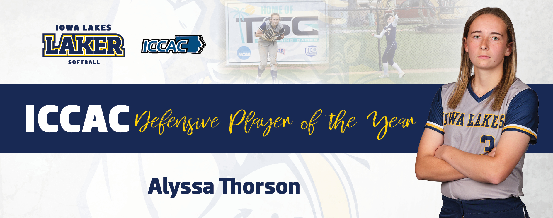 Thorson Named Conference Defensive Player of the Year