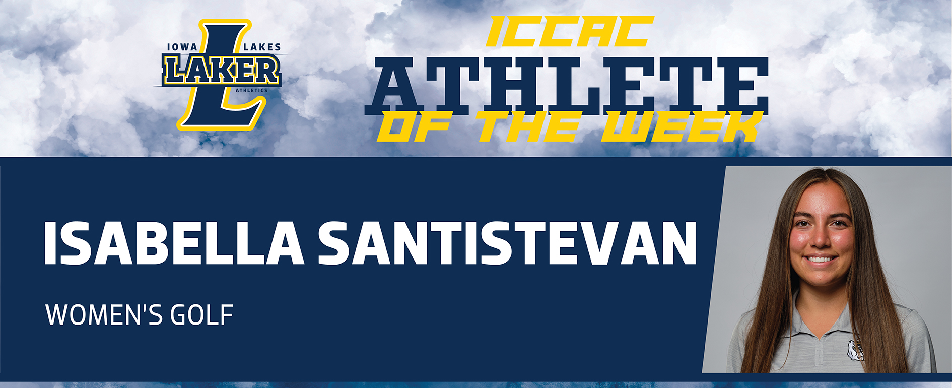 Lakers Santistevan Named ICCAC Athlete of the Week